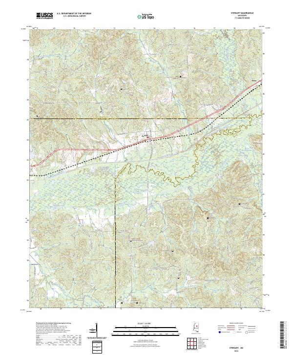 USGS Topographic Map – Stewart