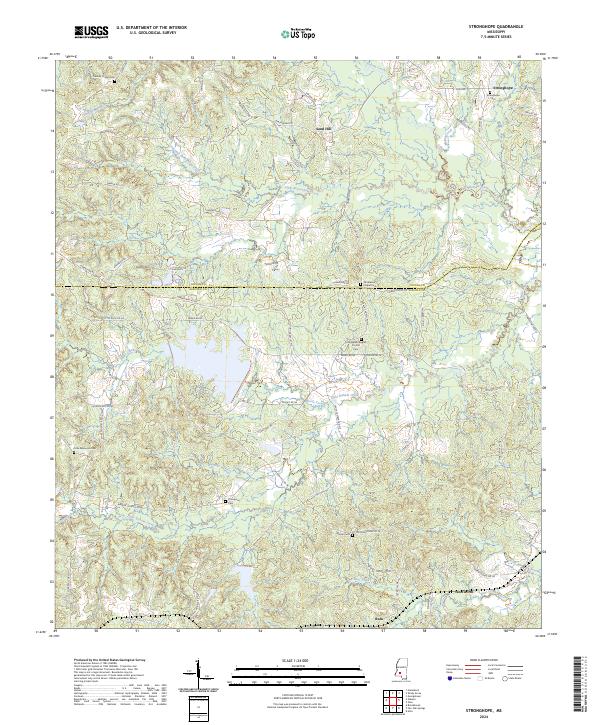 USGS Topographic Map – Stronghope