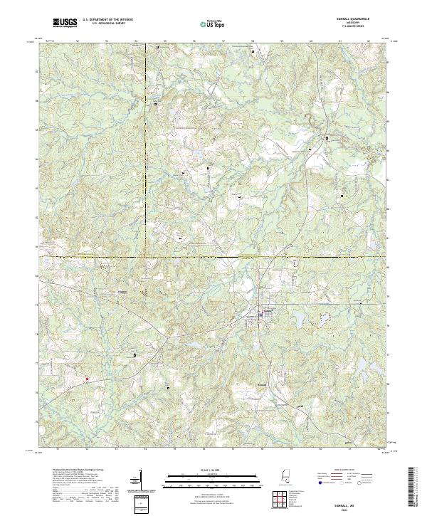 USGS Topographic Map – Sumrall