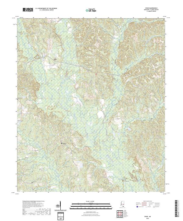 USGS Topographic Map – Sykes