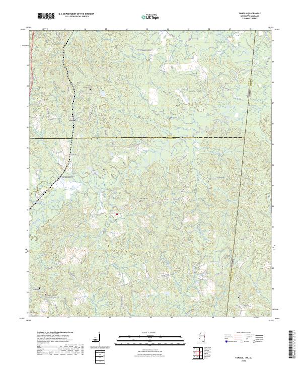 USGS Topographic Map – Tamola