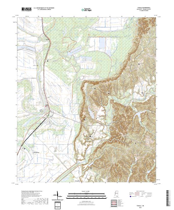 USGS Topographic Map – Tchula