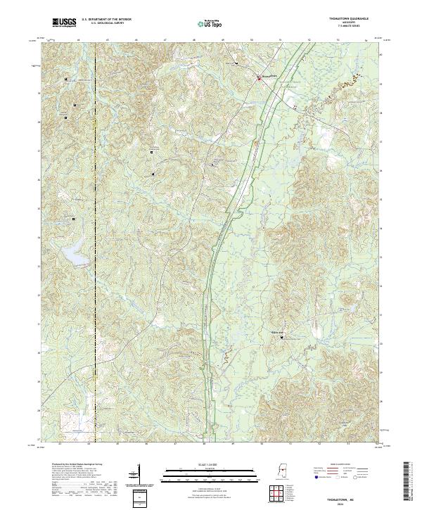 USGS Topographic Map – Thomastown