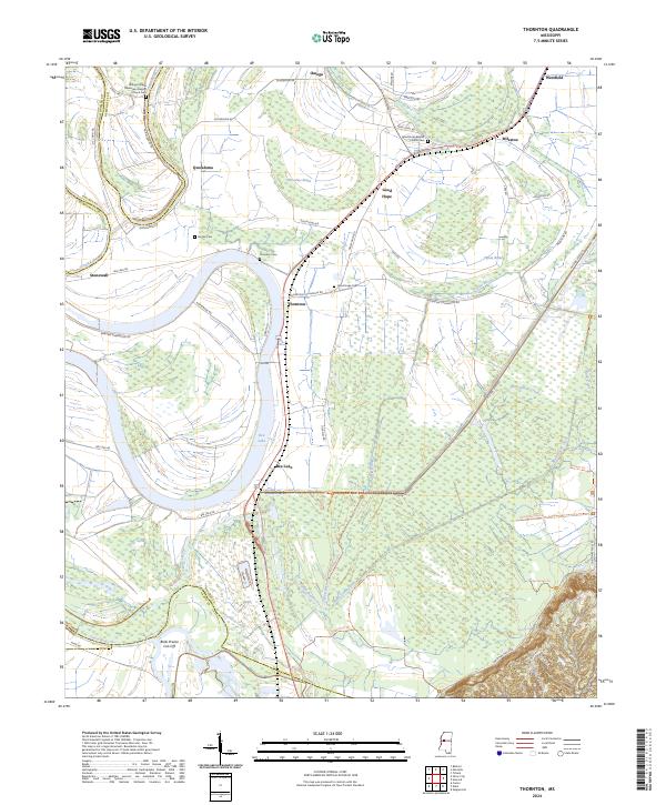 USGS Topographic Map – Thornton