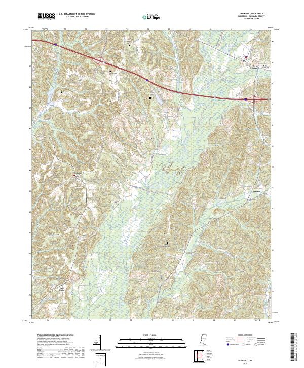 USGS Topographic Map – Tremont