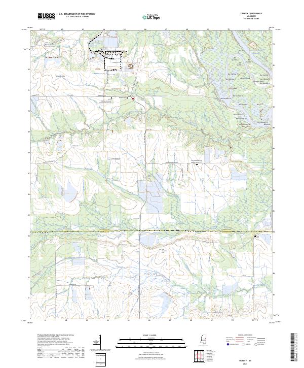 USGS Topographic Map – Trinity