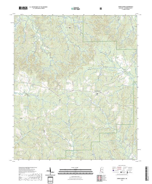 USGS Topographic Map – Union Church