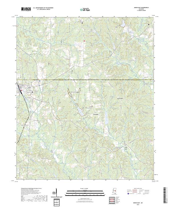 USGS Topographic Map – Union East