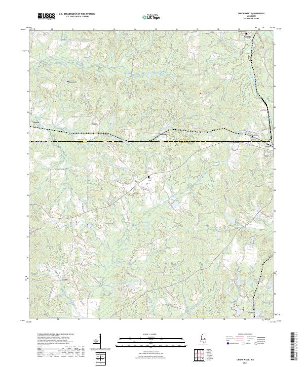 USGS Topographic Map – Union West