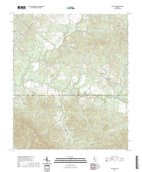 USGS Topographic Map – Utica East