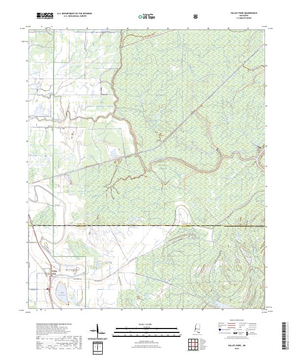 USGS Topographic Map – Valley Park