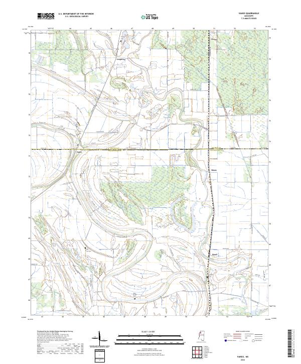 USGS Topographic Map – Vance