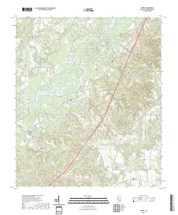 USGS Topographic Map – Vernal