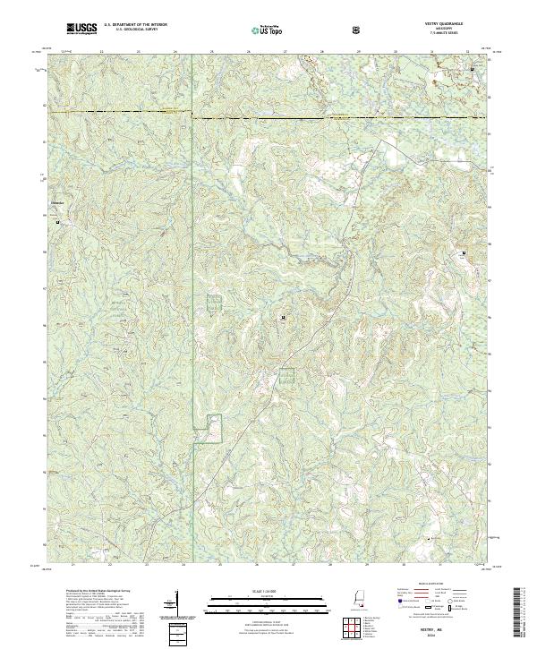 USGS Topographic Map – Vestry