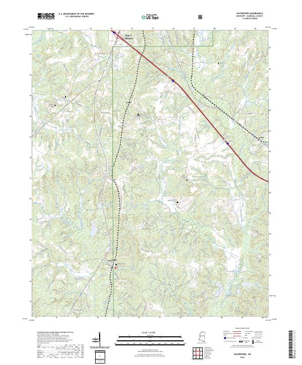 USGS Topographic Map – Waterford