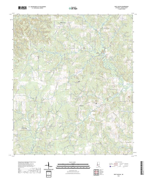 USGS Topographic Map – West Lincoln