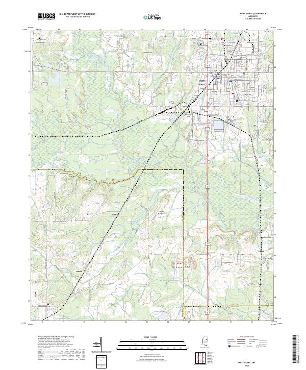 USGS Topographic Map – West Point