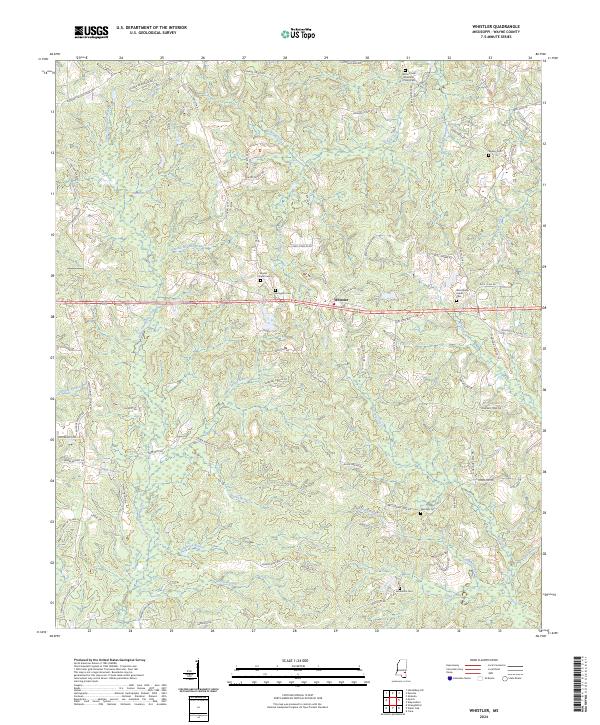 USGS Topographic Map – Whistler