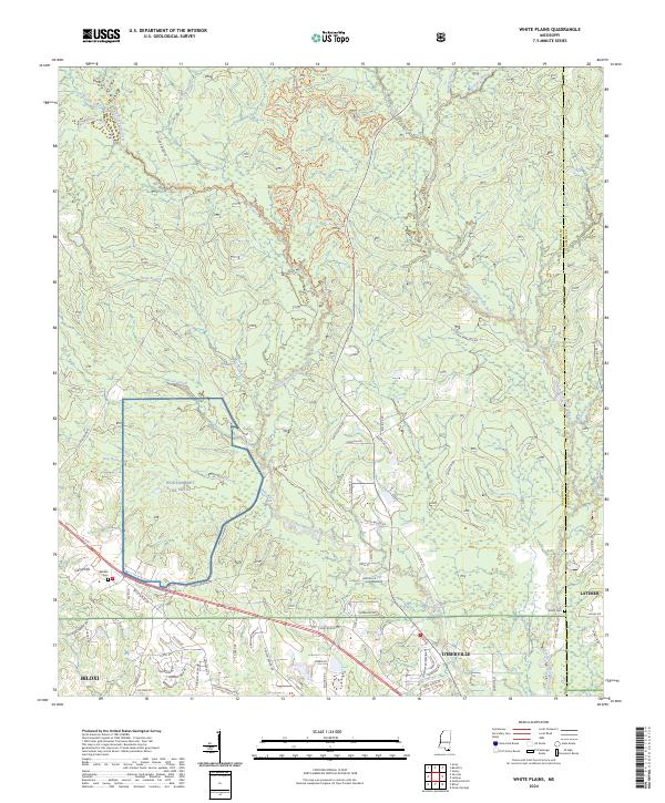 USGS Topographic Map – White Plains