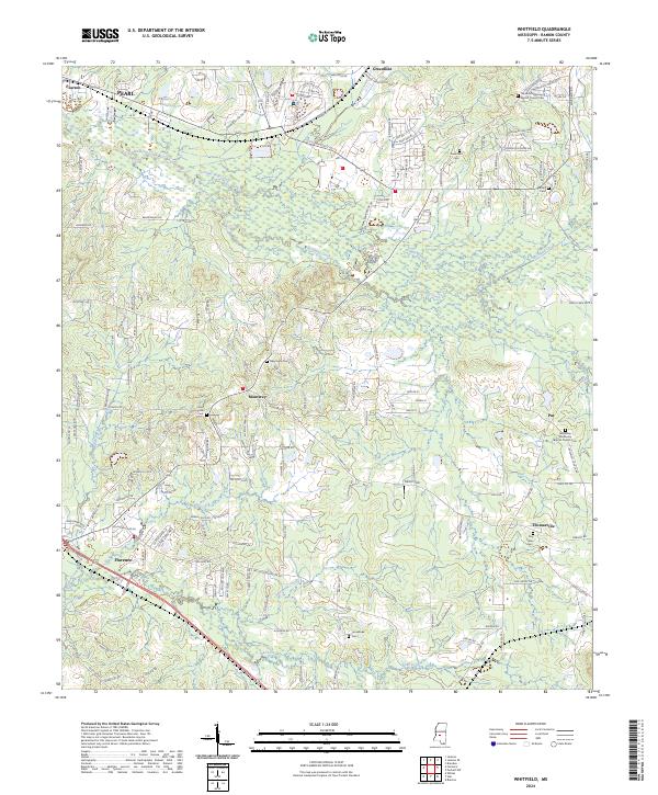 USGS Topographic Map – Whitfield