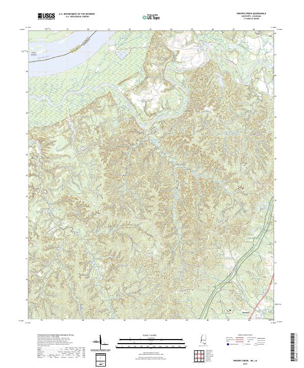 USGS Topographic Map – Widows Creek