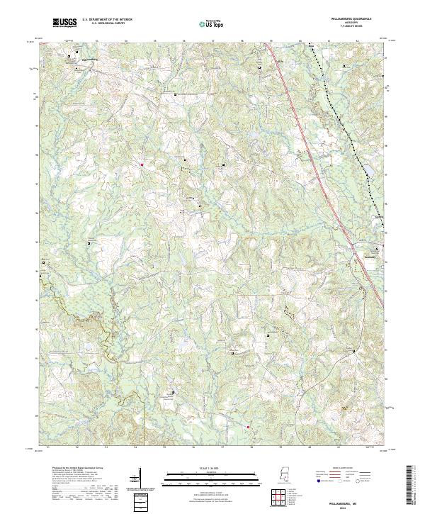 USGS Topographic Map – Williamsburg