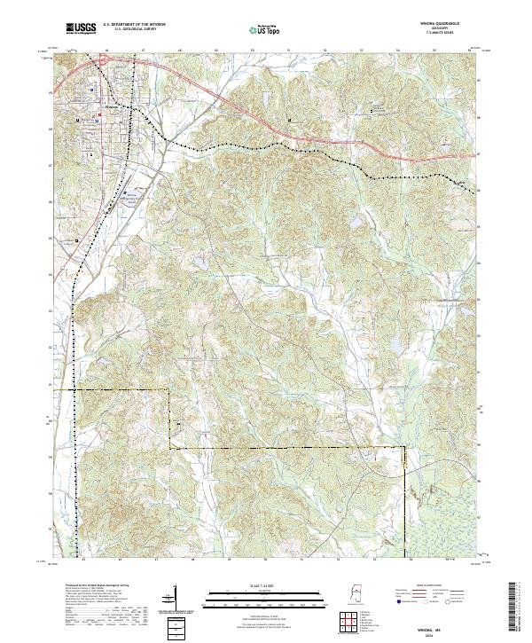USGS Topographic Map – Winona