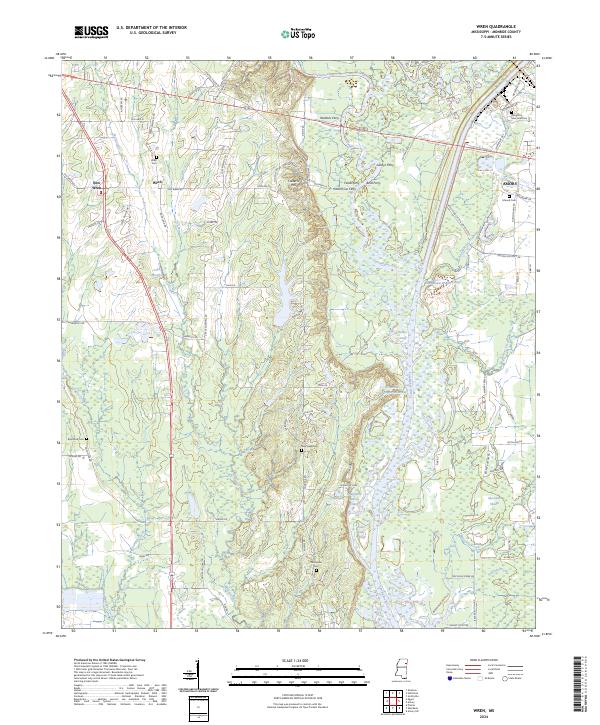 USGS Topographic Map – Wren