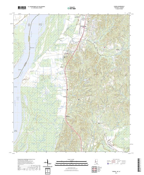 USGS Topographic Map – Yokena