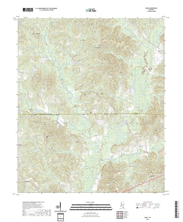 USGS Topographic Map – Zama