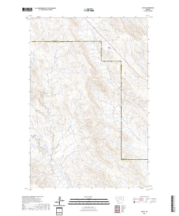 USGS Topographic Map – Ahles