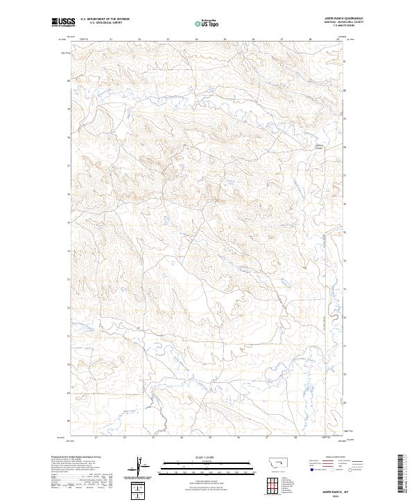 USGS Topographic Map – Akers Ranch