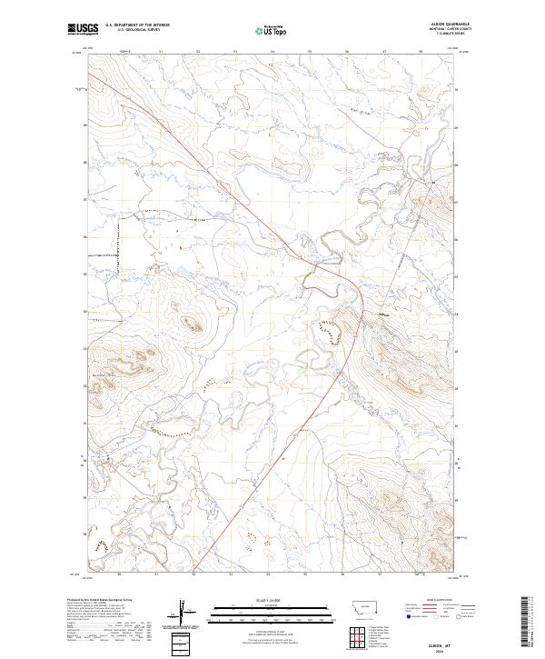 USGS Topographic Map – Albion