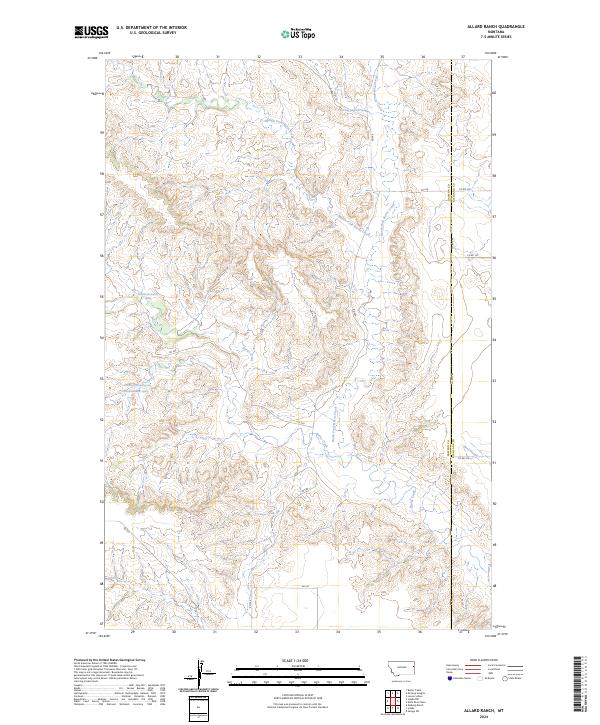 USGS Topographic Map – Allard Ranch