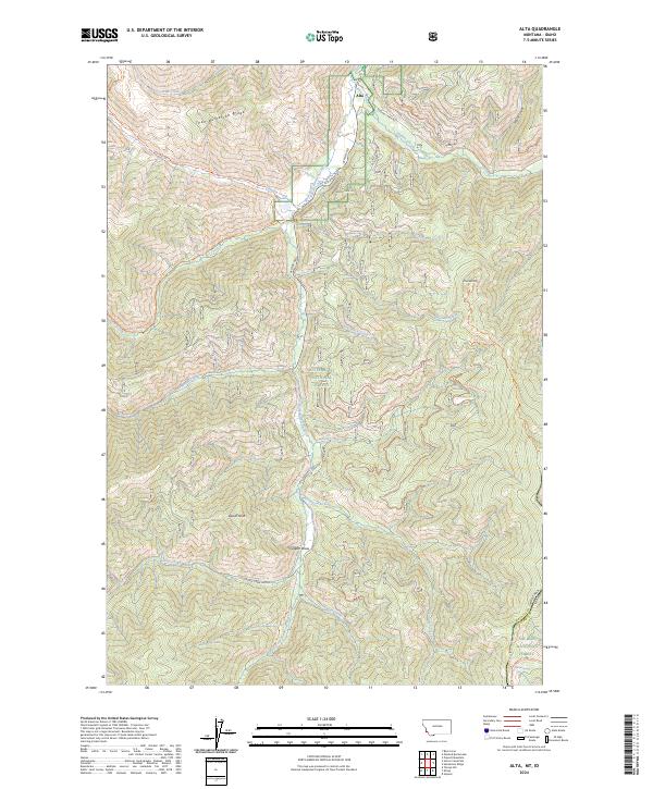 USGS Topographic Map – Alta