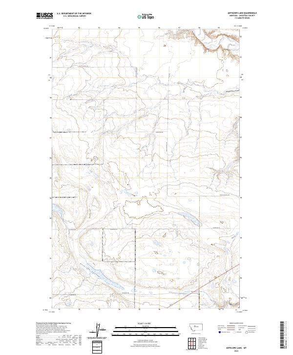 USGS Topographic Map – Antelope Lake