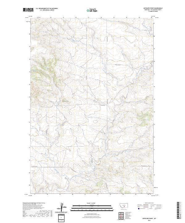 USGS Topographic Map – Antelope Point