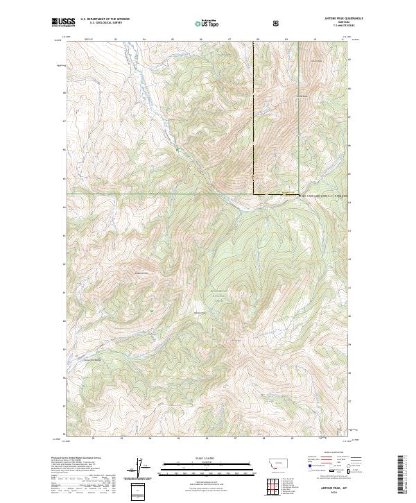 USGS Topographic Map – Antone Peak