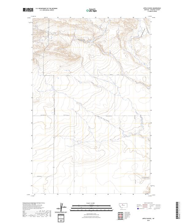 2024 Map of Apple School, 2024 Print