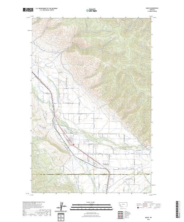 USGS Topographic Map – Arlee