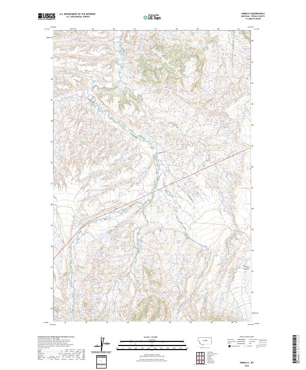 USGS Topographic Map – Armells