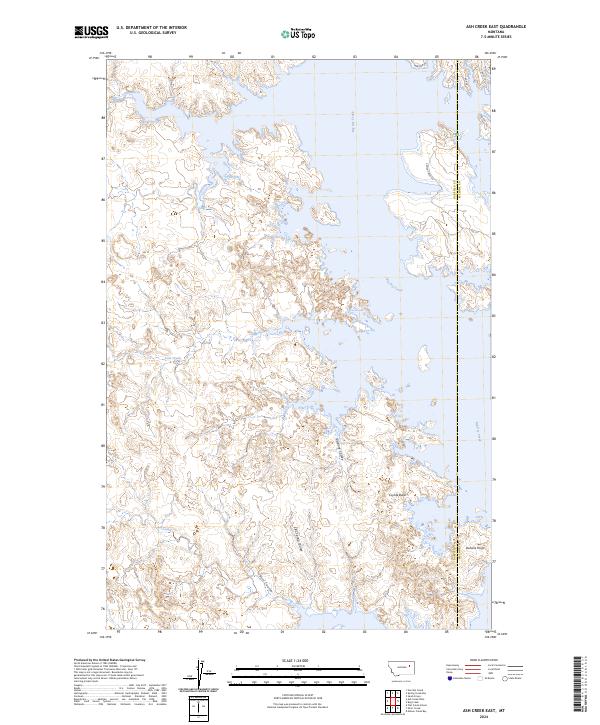 USGS Topographic Map – Ash Creek East