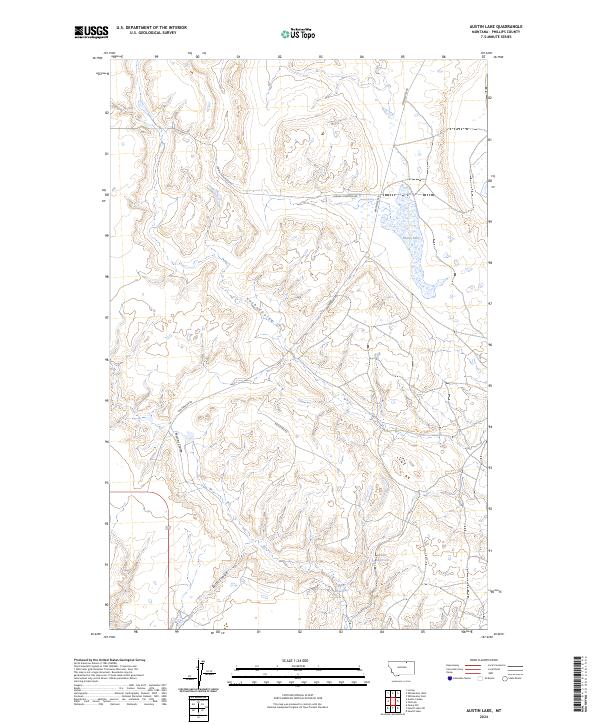 USGS Topographic Map – Austin Lake
