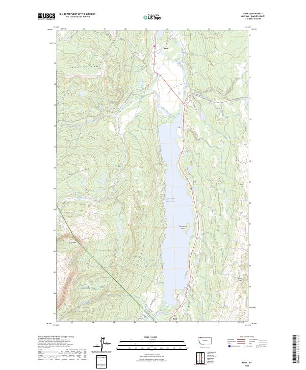 USGS Topographic Map – Babb