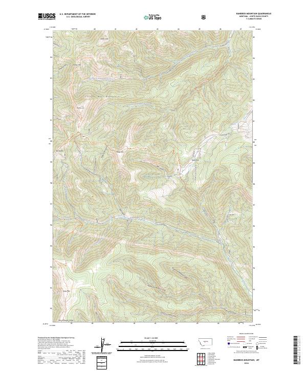 USGS Topographic Map – Bandbox Mountain