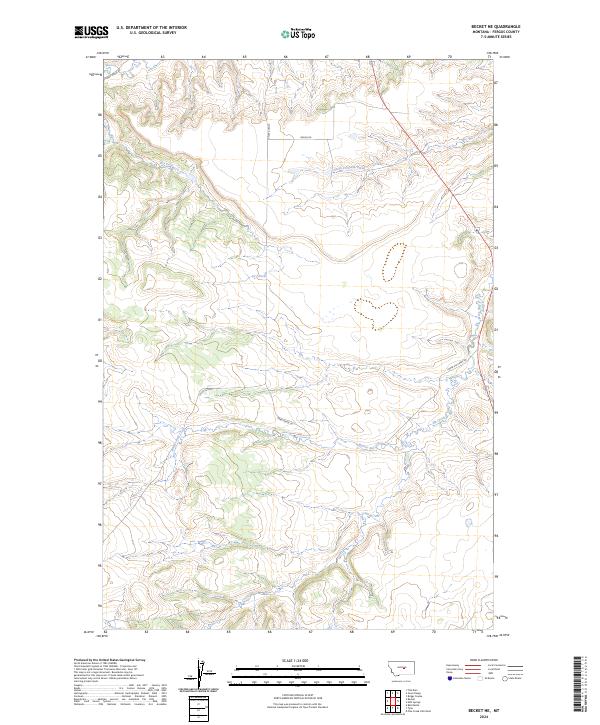 USGS Topographic Map – Becket NE