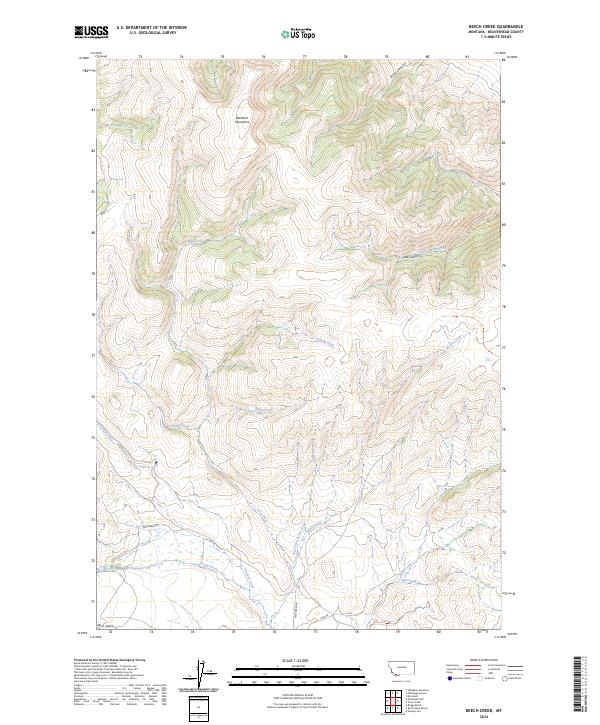 USGS Topographic Map – Beech Creek