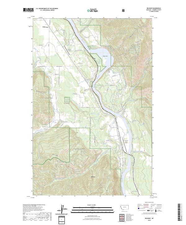 USGS Topographic Map – Belknap