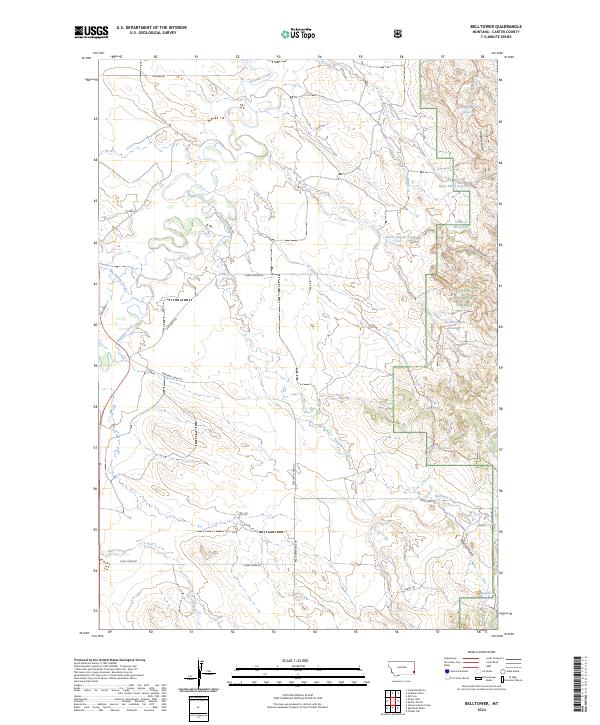 USGS Topographic Map – Belltower