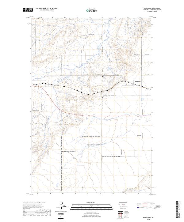 USGS Topographic Map – Benchland